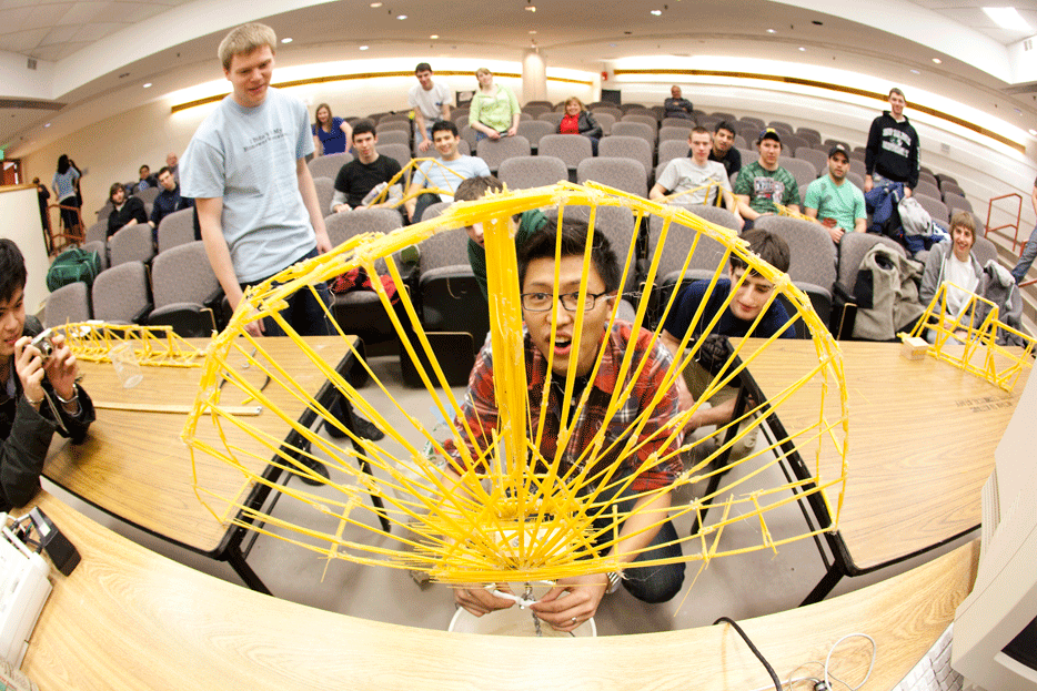 Pasta Bridge Competition