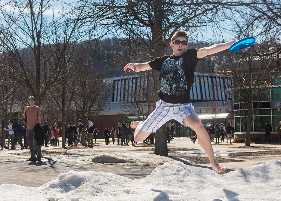 Warm Winter Day Daily Photo Mar 12 2014 Binghamton University