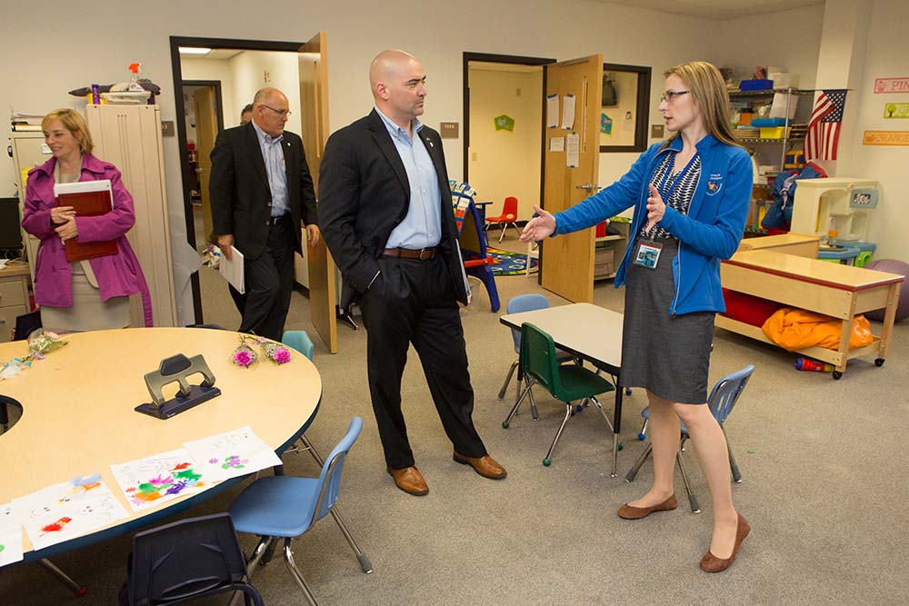 New York State Senator Fred J Akshar Ii Visits Binghamton University Daily Photo May 10 2016 4390