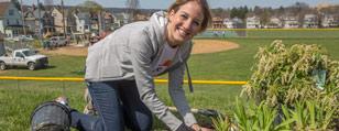 Binghamton University student volunteer Binghamton University student volunteer