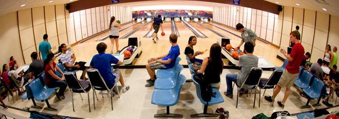 University bowling alley