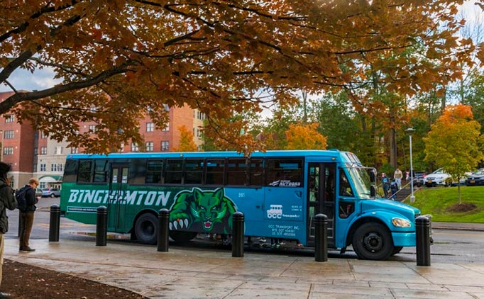 Off Campus College Transport bus