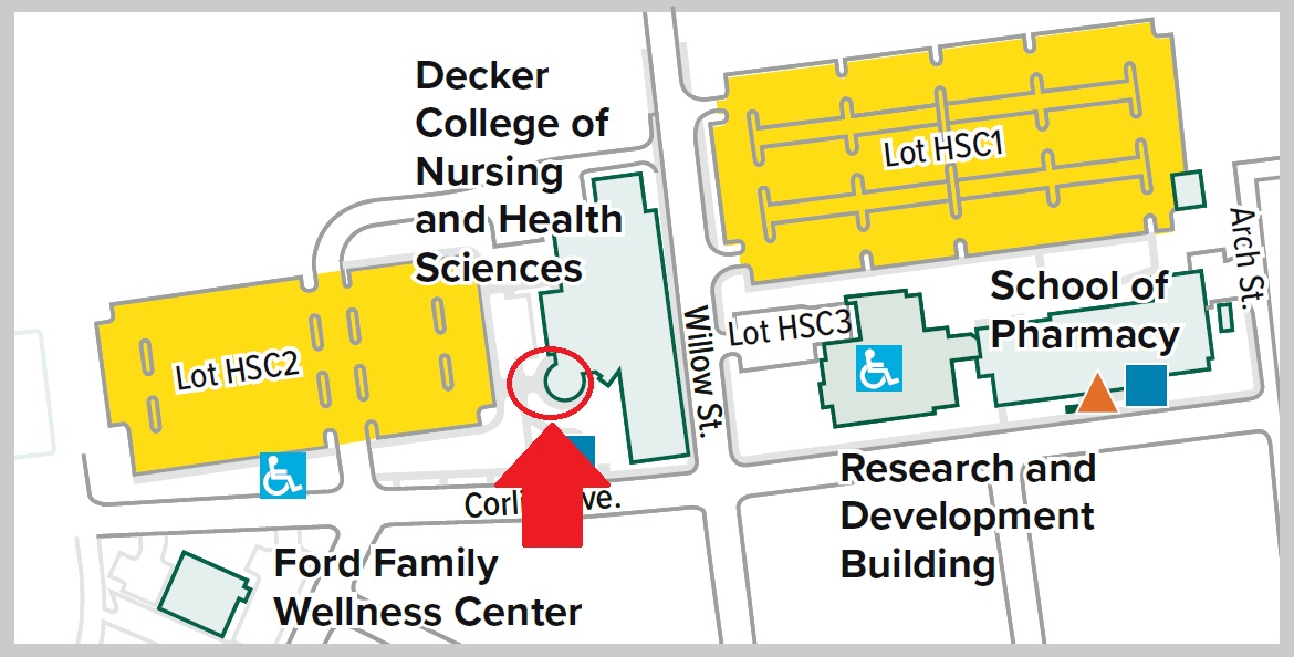 Health Science Campus Map