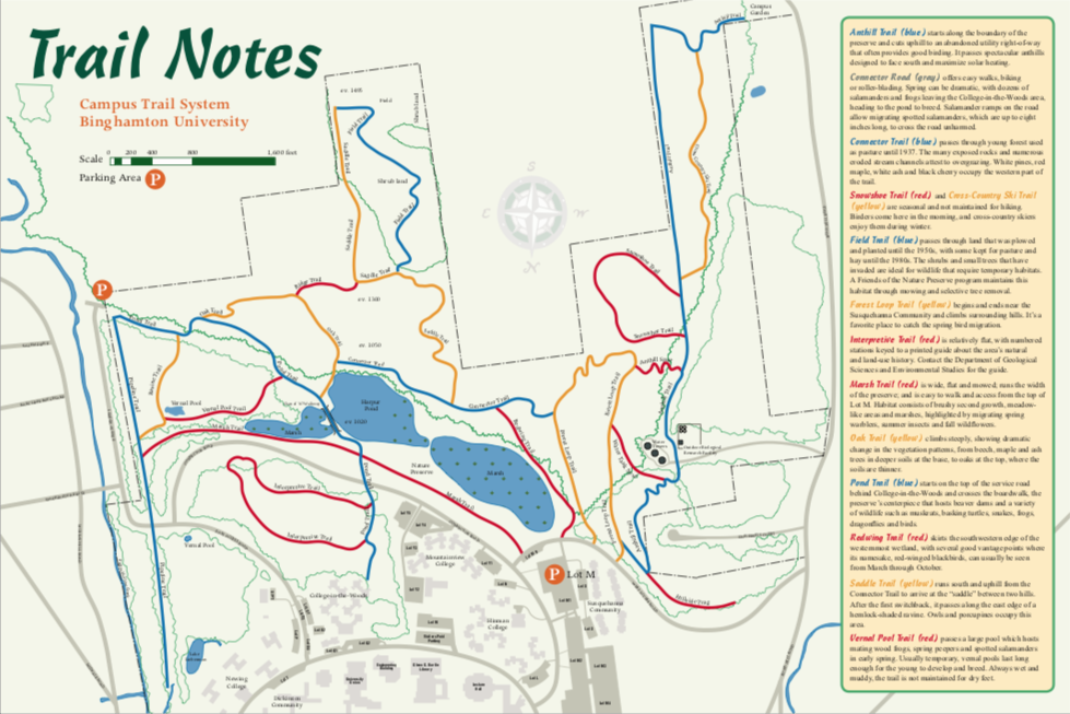 nature preserve trail map