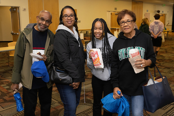 Students and their families enjoyed food and fellowship throughout the weekend.