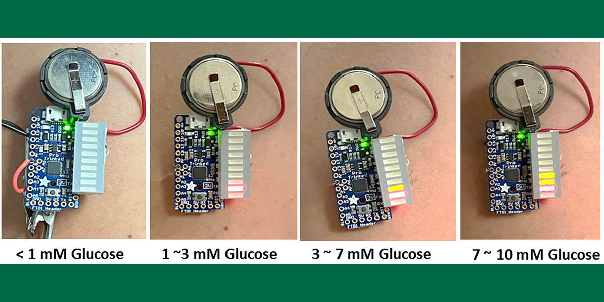 A new paper-based biosensor system uses bacterial spores that germinate in response to glucose in potassium-rich bodily fluids, such as sweat.