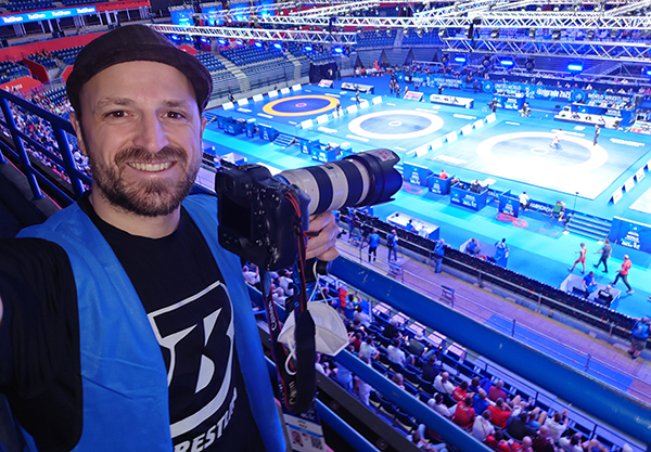 Justin Hoch is one of wrestling's most prominent photographers. Hoch, who wrestled for Binghamton University, photographed the sport at the Summer Olympics in Paris.