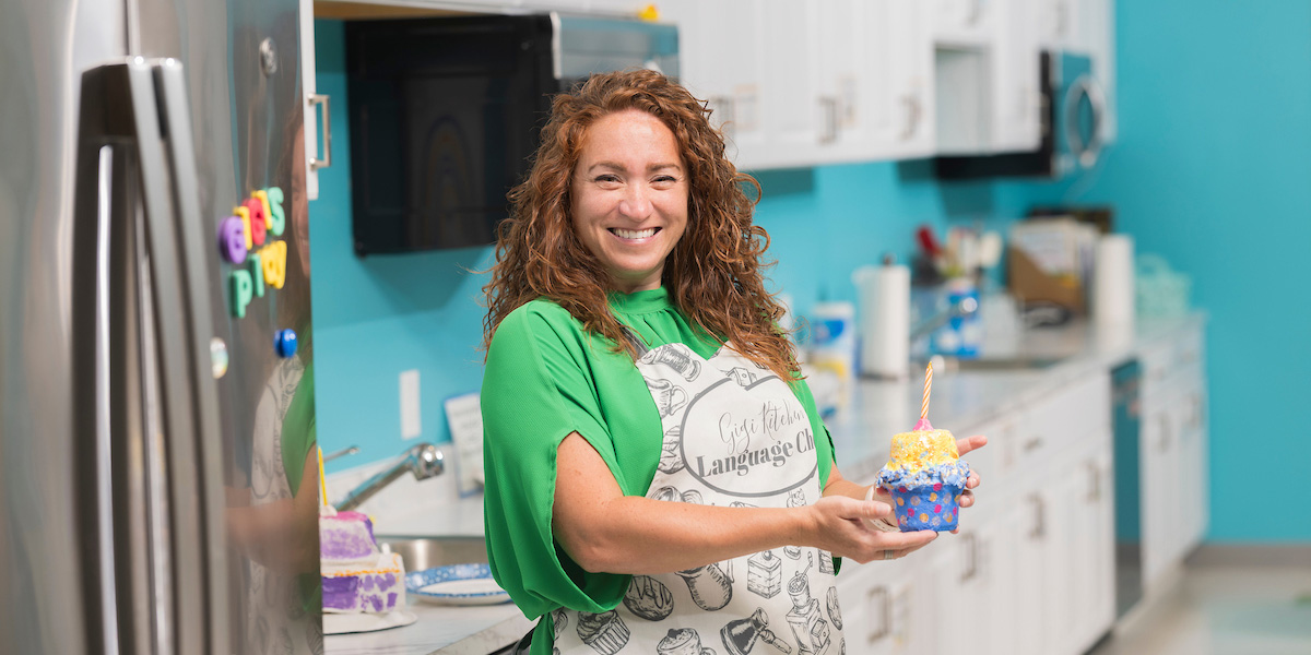 Clinical Instructor Kara Nunn says an unexpected outcome of the GiGi’s Kitchen-Language Chef program was the friendships built between Decker students and program participants.