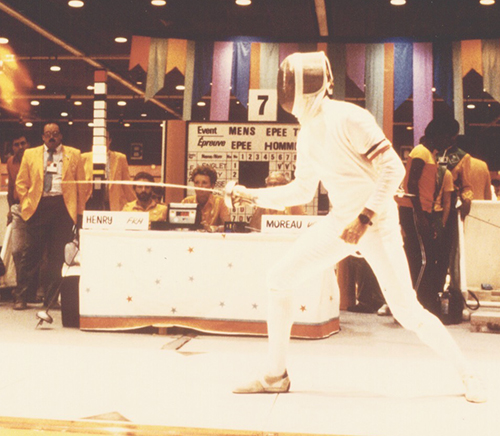 John Moreau competed in fencing for Team USA at the 1984 Summer Olympics in Paris and also took part in 1988 Games in Seoul.