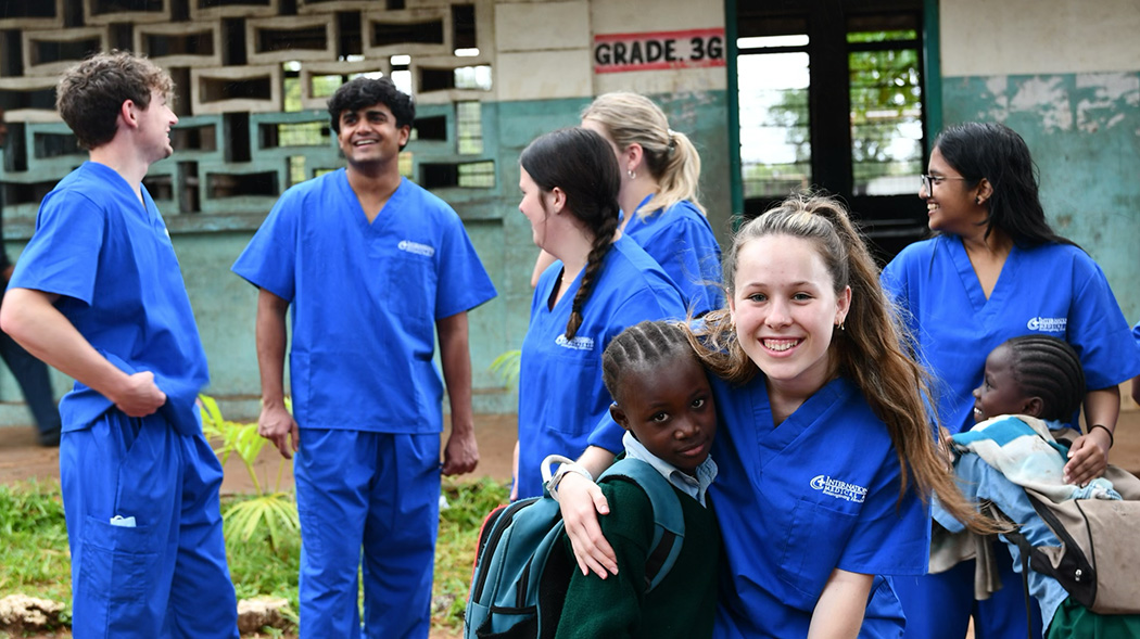 Brooke Thayer has always loved working with kids, so it's not surprising she connected with children at every community outreach event that was part of her IMA externship!