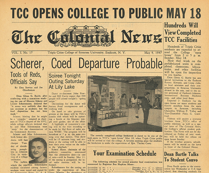 Newspaper Project Preserves Pages Of Campus History Binghamton News