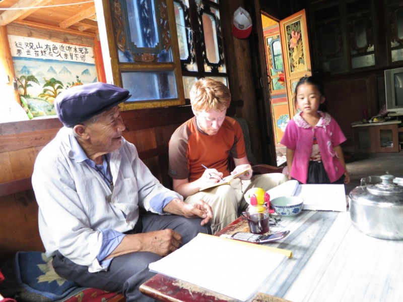 Brendan A. Galipeau, a lecturer in Binghamton University's Environmental Studies program, conducts research in the Shangri-La region of China.