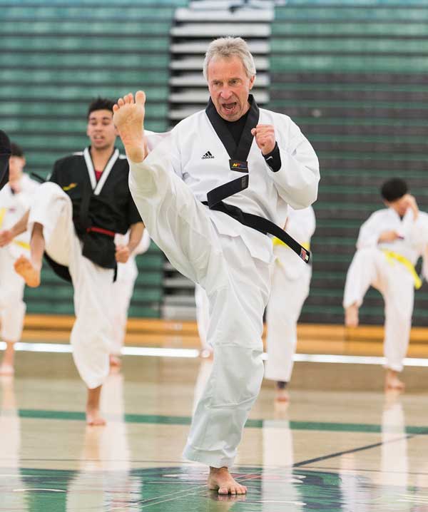 DID YOU KNOW? Binghamton University's taekwondo program was established in 1979 by Grand Master Sang Lee. John Fletcher continues the program (and its traditions) today.