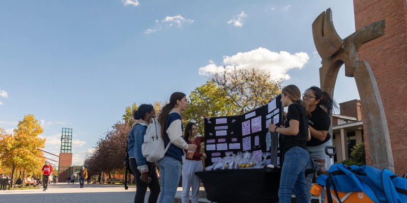 Mindset Mentors interns provide tools and strategies to help fellow students develop positive mindsets, embrace change, build resiliency and stay healthy.