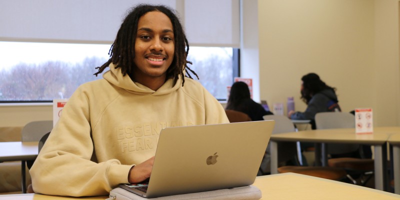 Mohamed Bakhit was accepted through the Educational Opportunity Program (EOP), allowing him the opportunity to get acclimated to college life through the Binghamton Enrichment Program (BEP) the summer before he arrived on campus.