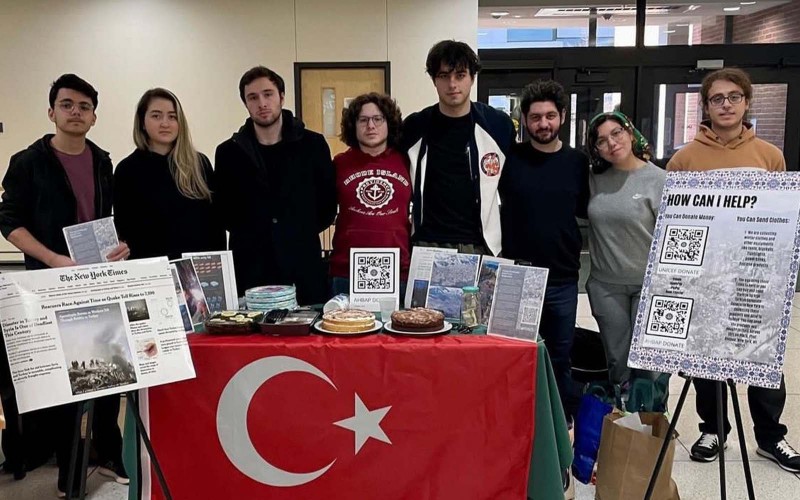 Students in the Turkish Culture Association (TURCA) and the Dual-Diploma Program (DDP) at Binghamton University raised funds and collected other essential donations in February for victims of the earthquake in Turkey.