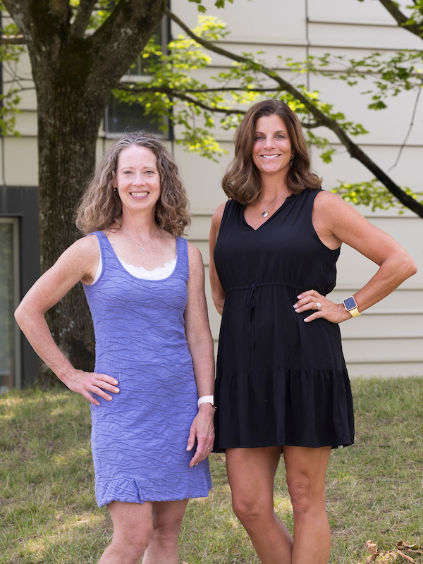 Health and Wellness Studies faculty Sarah Thompson, left, and Jennifer Wegmann oversee internships that bring students into the community for invaluable experiences.