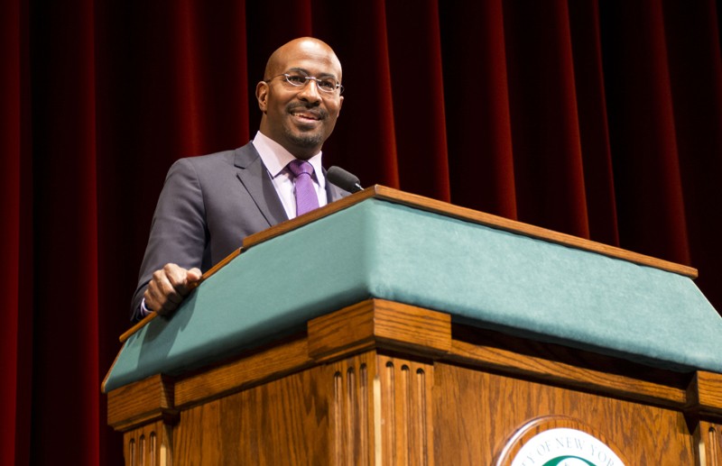 Van Jones, a CNN contributor and social/environmental activist, delivers a talk April 23 at the Osterhout Concert Theater.