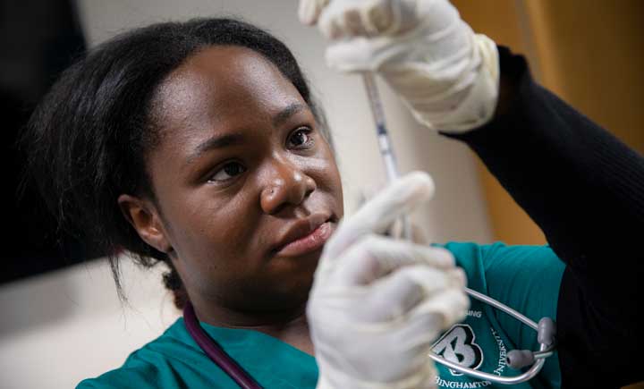 Before they can become registered nurses, Decker undergraduate nursing students like Trinna Agbamu (who has since graduated) must pass a national examination following graduation. This exam is viewed as a measure of how well nurses are prepared to provide safe, quality care for healthcare consumers.