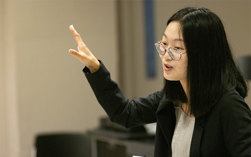 Binghamton University School of Management Assistant Professor of Marketing Yang (Jenny) Guo.