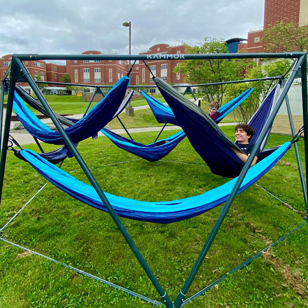Mountainview College and Susquehanna Community now feature new “community hang” hammock stands.