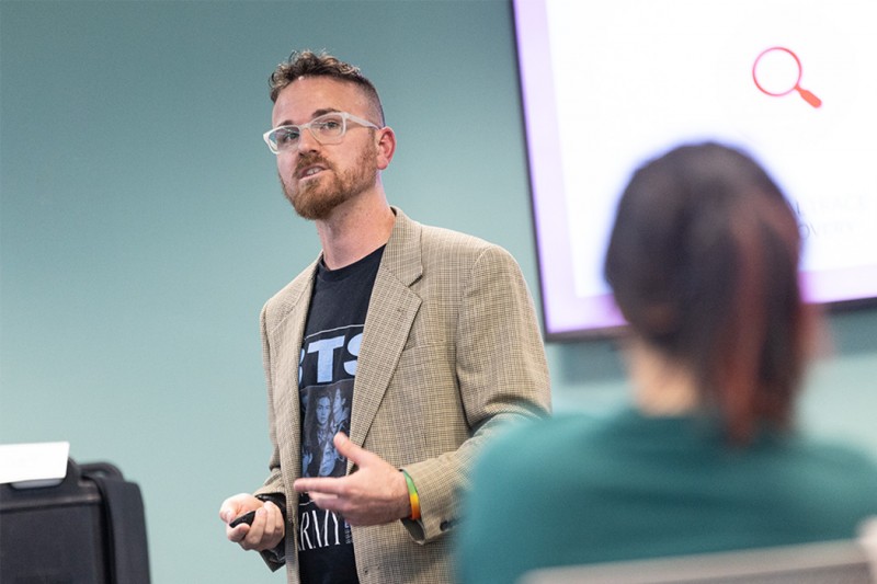 Binghamton University School of Management Assistant Professor Matthew Lyle