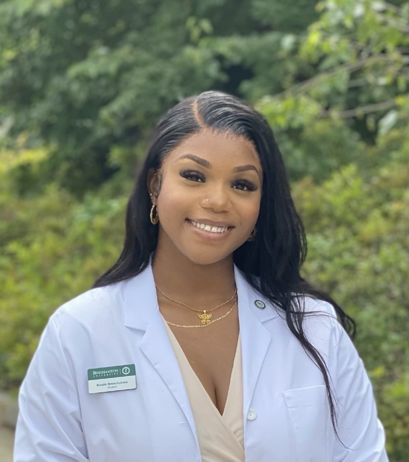 Fourth-year Pharmacy student Nicole Nwachukwu