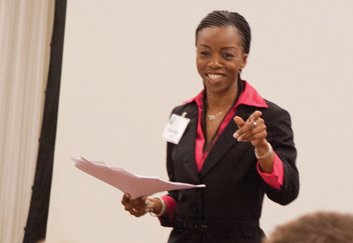 Shareema Abel '96 was one of the law instructors at the 