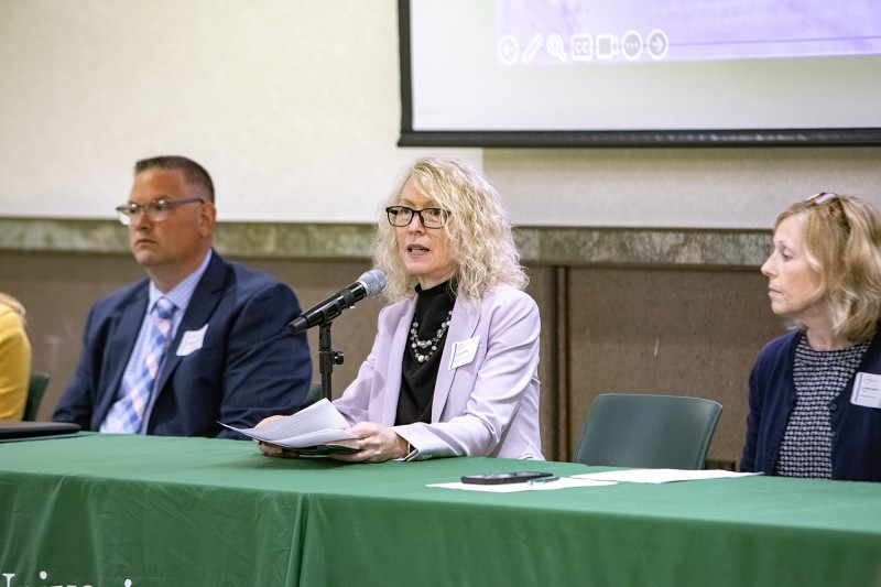 JoAnne Sexton, superintendent at Whitney Point School District, discusses the partnership with the Binghamton University Community Schools program.