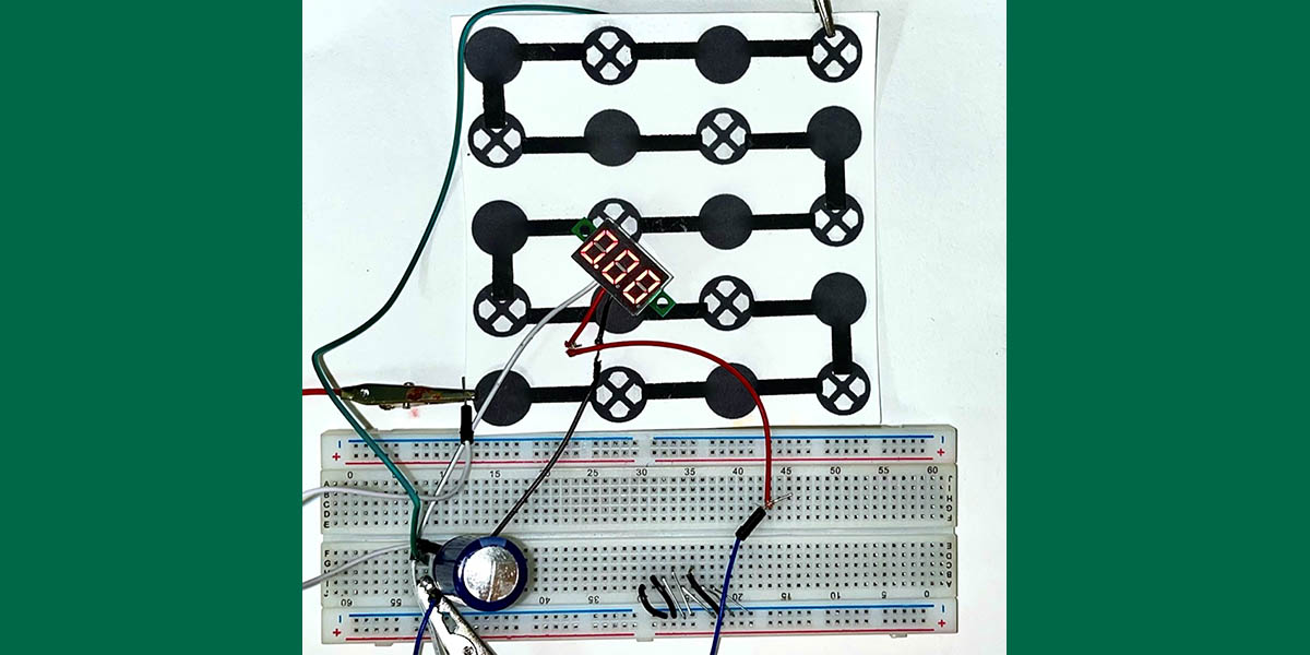 Binghamton researchers have developed a paper-based wearable device that would provide sustained high-efficiency power output through moisture capture.