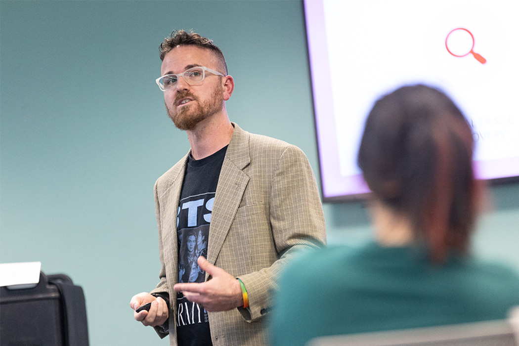 Binghamton University School of Management Assistant Professor Matthew Lyle