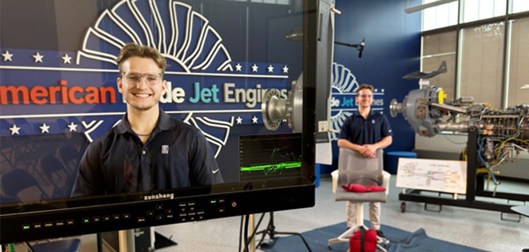 Binghamton University School of Management graduate Erik Schalk '23 is a project manager for Rolls-Royce.