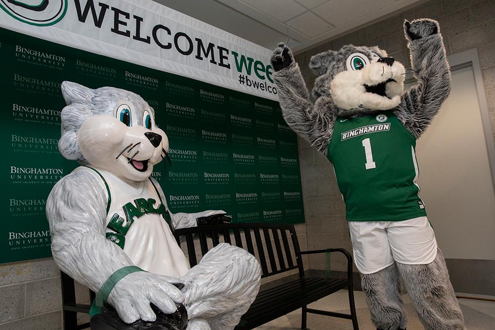 Baxter bench opening - Daily Photo: Aug 25 2018 - Binghamton University