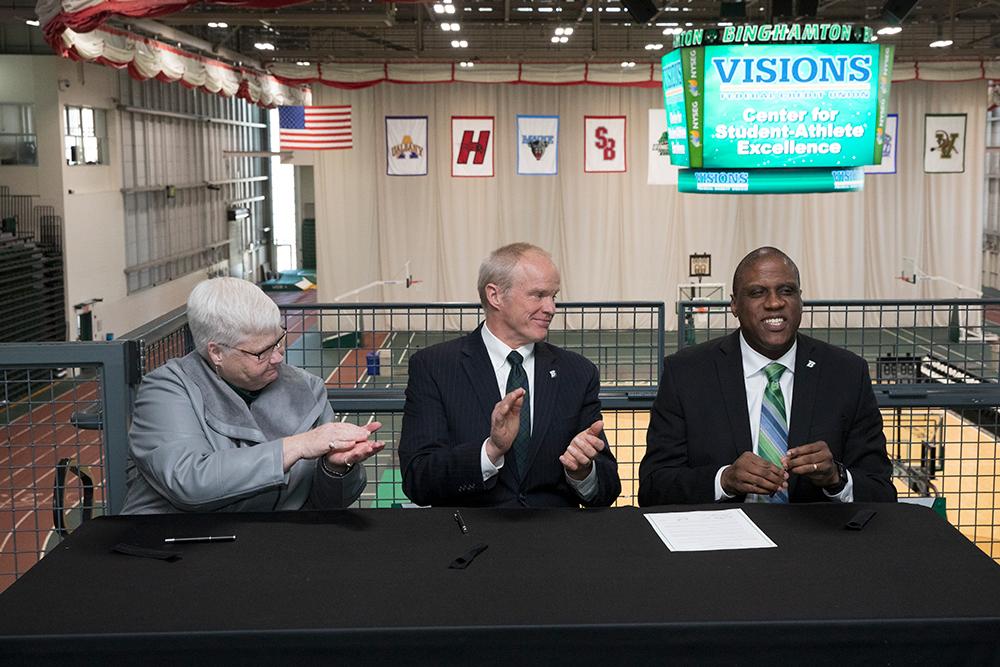 Visions Federal Credit Union gift to support Binghamton University athletics
