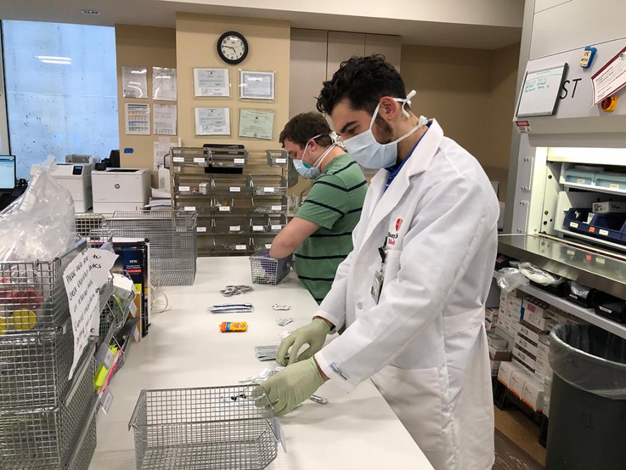 Heroes in training: Pharmacy students focus on the job during a pandemic