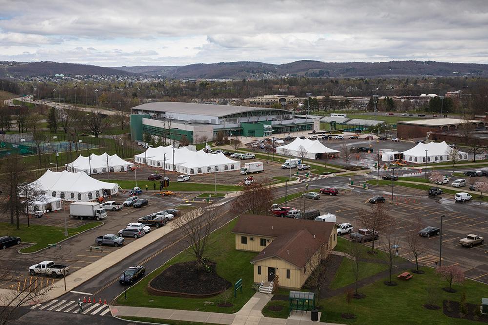 Binghamton University is a COVID-19 testing site for the Broome County region