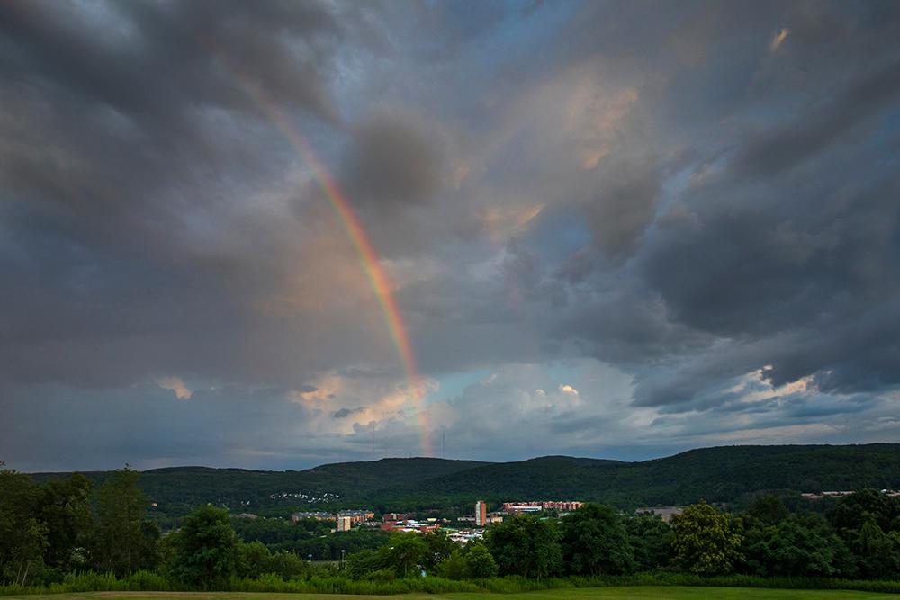 Rainbow on the horizon 