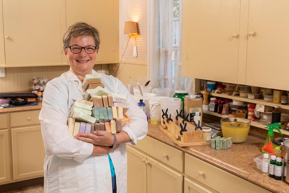 Decker instructor finds new outlet in soap making 