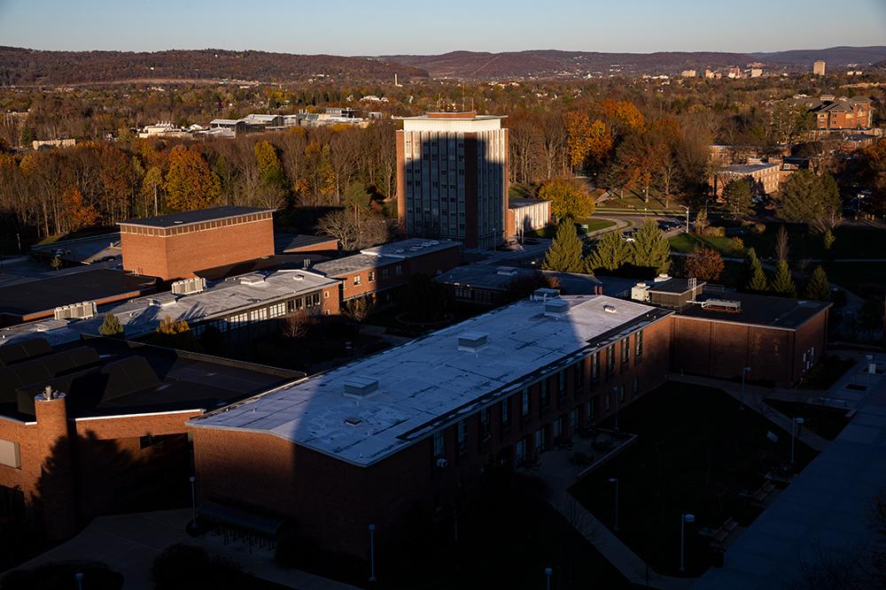 Bartle tower casts its shadow 