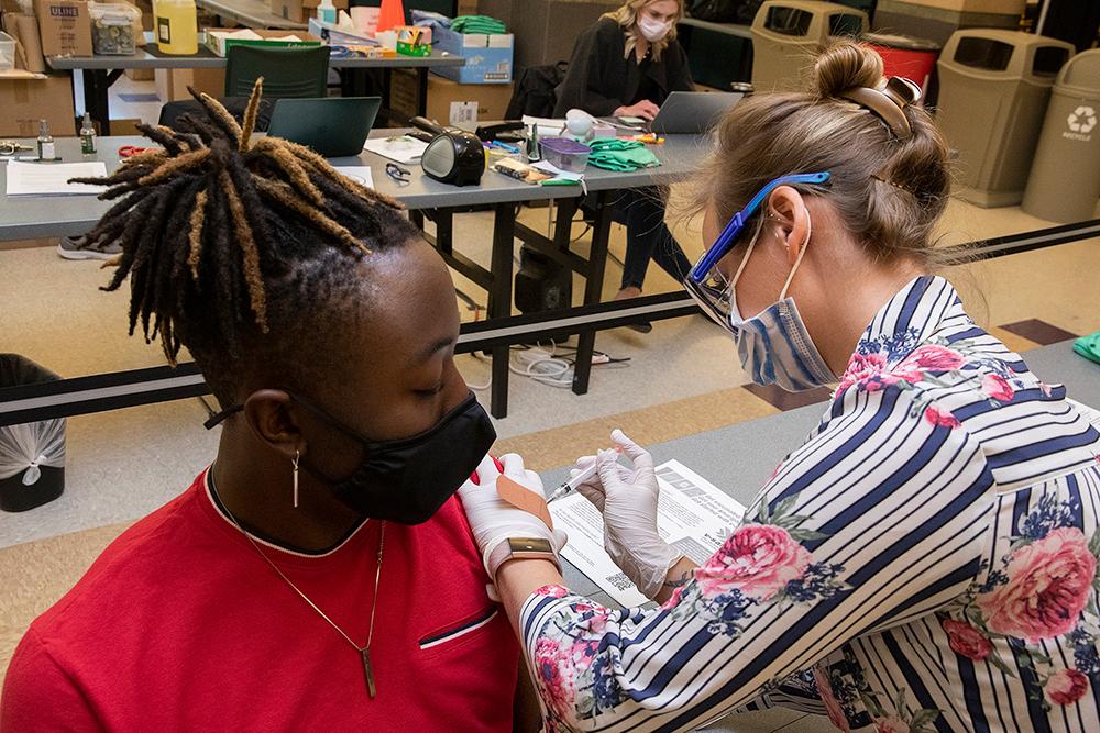 Binghamton starts on-campus COVID-19 vaccinations 