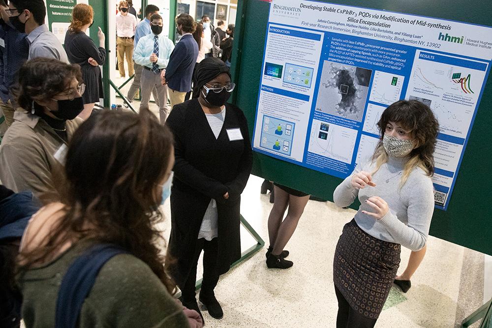 First-year Research Immersion program's annual public poster session