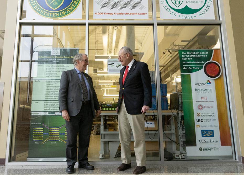Senate Majority Leader Chuck Schumer visits the Center of Excellence 