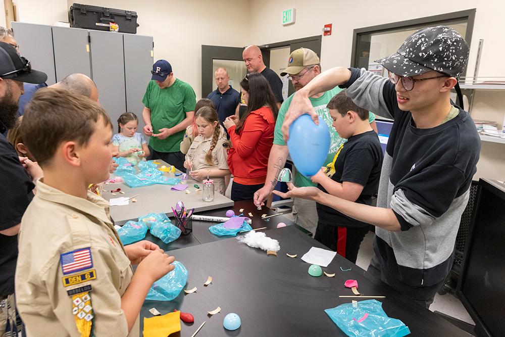 Boy Scouts visit the ITC 