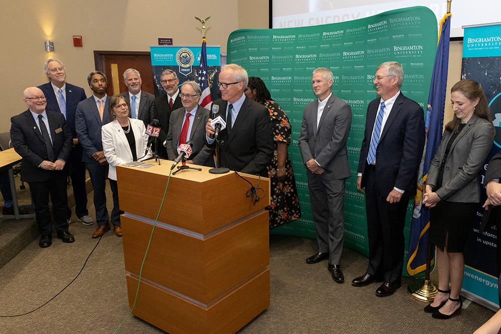 Binghamton University-led battery initiative wins $113 million to bolster domestic battery manufacturing and supply chain, reinvigorate region