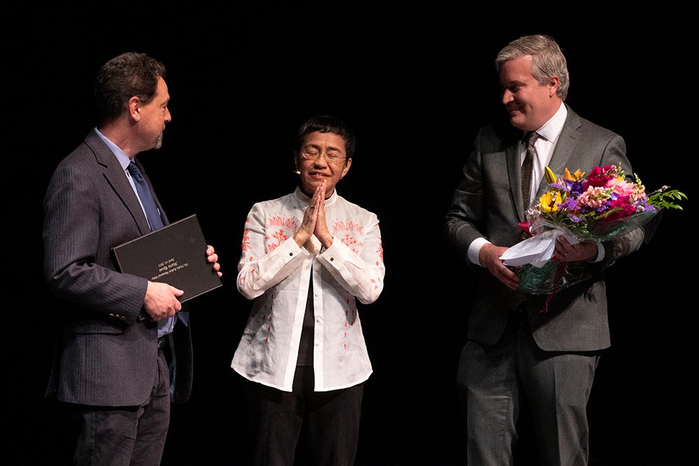 Nobel Peace Prize-winner Maria Ressa receives inaugural Nadia Rubaii Memorial Prize 