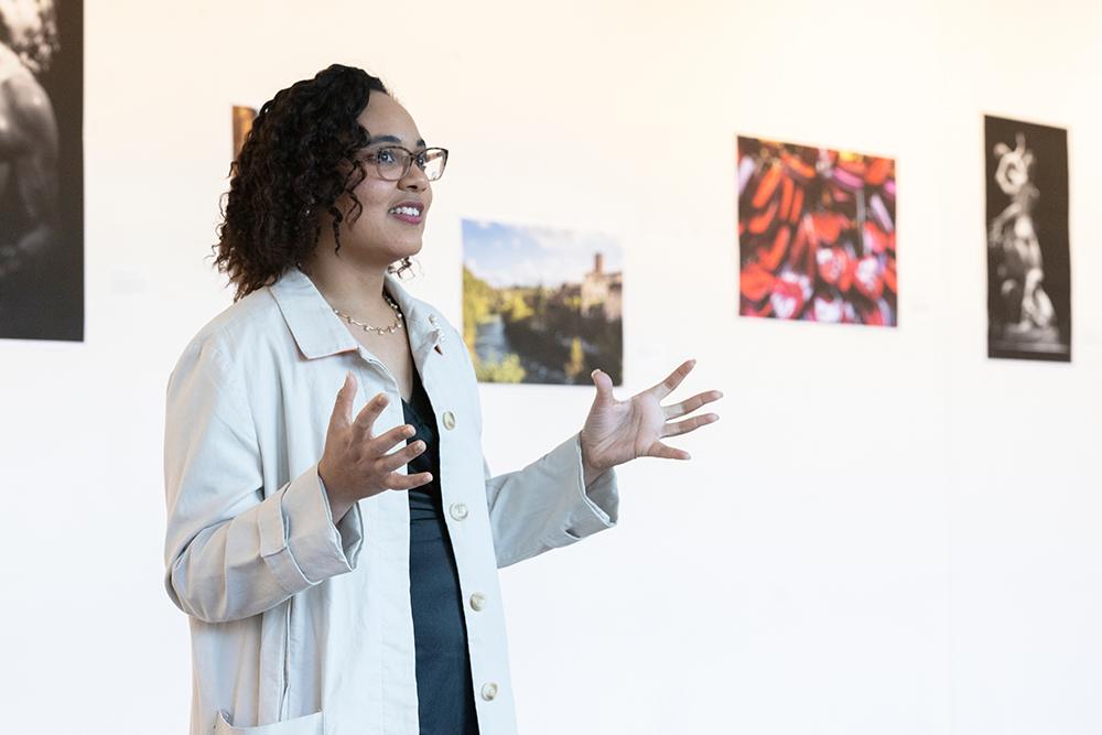 Gilman recipient Gabriela Garcia exhibits work in Grand Corridor until Feb. 23